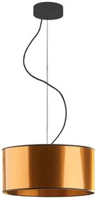 Miedziany żyrandol z okrągłym abażurem 30 cm - EX853-Hewa
