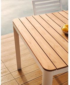Aluminiowy stół ogrodowy 90x163 cm Bona – Kave Home
