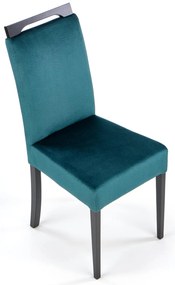 Krzesła drewniane tapicerowane CLARION 2 MONOLITH 37 (c. zielony) tradycyjne, drewniane, tapicerowane