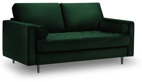 Zielona aksamitna sofa Milo Casa Santo, 174 cm