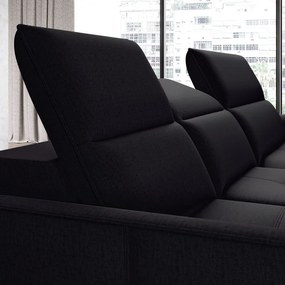 Narożnik MURILLO S Mini z elektryczną regulacją siedziska Lewostronny w tkaninie VOGUE 18 WERSAL