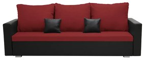Kanapa sofa 3 os z funkcją spania EKO Jasny beżowy/Czarny