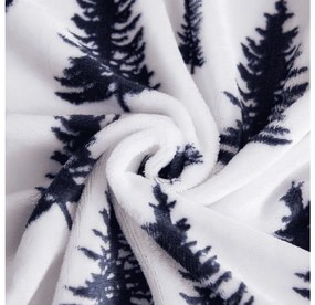 PrzytulneMieszkanie.pl PrzytulneMieszkanie.pl PrzytulneMieszkanie.pl Zestaw pościeli z mikropluszu TWINKLE CHRISTMAS kolorowe + prześcieradło z mikropluszu SOFT 90x200 cm białe, pojedyncze łóżko