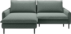 Narożnik GLOSSY z funkcją spania zestaw z poduszkami WERSAL