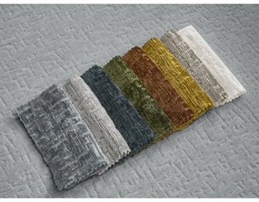 Ciemnoszara rozkładana sofa z tkaniny szenilowej 228 cm Neyo – Bobochic Paris