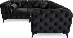 Narożnik Moet 202x202 glamour pikowany Chesterfield personalizowany
