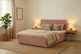 Łóżko OTTO 180x200 cm Różowy Bez materaca