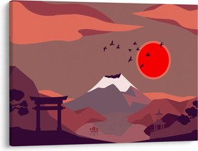 Obraz - Góry Fuji (70x50 cm)