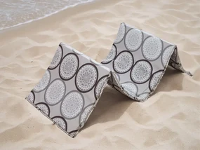 Mata plażowa MANDU szara