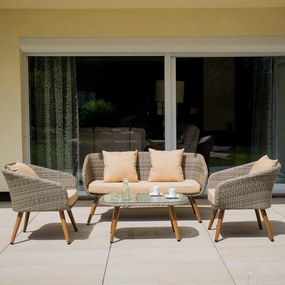 Zestaw mebli ogrodowych Marlene popiel PATIO