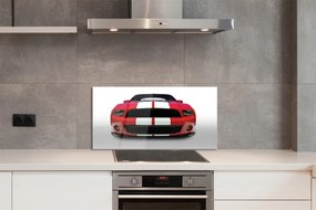 Szklany Panel Sportowe auto czerwone
