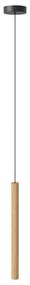 Lampa wisząca LED z drewnianym kloszem ø 3 cm Chimes – UMAGE