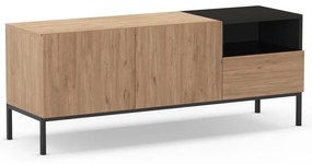Szafka pod TV w naturalnym kolorze 140x55 cm Cailin – Marckeric