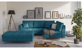 Turkusowy podnóżek Ariella – Ropez