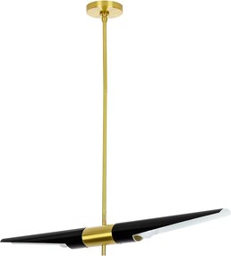 Szeroka lampa wisząca w stylu glamour Apollo 1