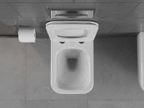 Mexen Stella miska wc Rimless z deską wolnoopadającą slim, duroplast, biała połysk - 30680900