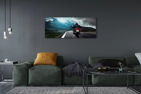 Duży obraz na płótnie Wolność na Motocyklu