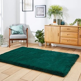 Zielony dywan Think Rugs Super Teddy, 120x170 cm