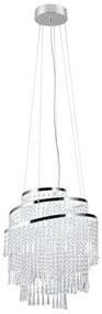 Lampa wisząca LED w kolorze srebra ø 48 cm Pomp – Trio
