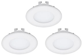 Eglo 94732 - Zestaw 3x LED wpuszczana oprawa sufitowa FUEVA 1 1xLED/2,7W/230V