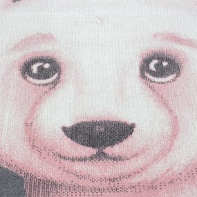 Dywan dziecięcy Bambi Miś różowy 160 cm x 230