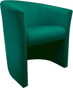 Fotel CLUB tkanina Welur elegancki fotel tapicerowany do salonu i gabinetu : Kolor tkaniny - VELVET - MG20