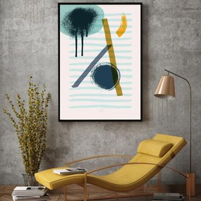 Plakat - Artystyczna abstrakcja (A4)