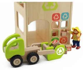 Stacja sortowania śmierci i recyklingu drewniana makieta masterkidz