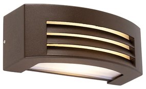 Zewnetrzna Nowoczesna lampa ścienna brązowo-rdzawa IP44 - Hurricane 1 Nowoczesny Oswietlenie zewnetrzne