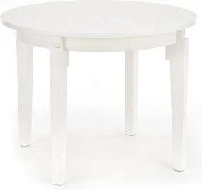 Okrągły stół do jadalni z funkcją rozkładania Sorbus biały