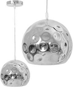 Lampa wisząca lustrzana APP275-1CP SREBRNA
