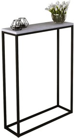 Nowoczesna konsola czarny + beton G6-K36