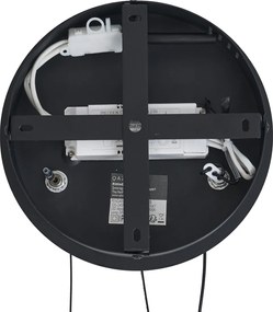 Nowoczesna lampa wisząca czarna 59 cm z LED z 3-stopniową regulacją ściemniania - Żyrandol Anello