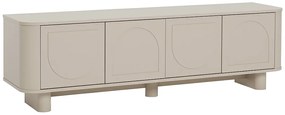 Szafka RTV 4-drzwiowa - Taupe - BRISTANA