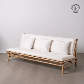 Biała sofa 200 cm Bamboo – Ixia
