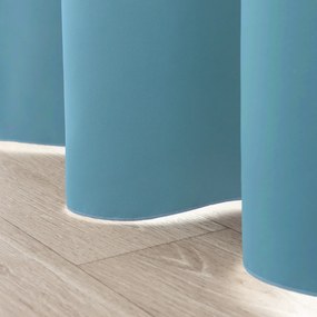 Zasłona zaciemniająca na taśmie marszczącej  niebieski 140 x 280 cm 1 szt.