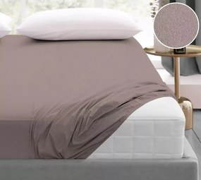 Prześcieradło frotte z gumką Bielbaw 100x200 cafe GRENO