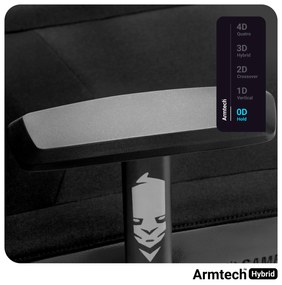 Fotel gamingowy Diablo X-Gamer 2.0 Normal Size, Dark Obsidian