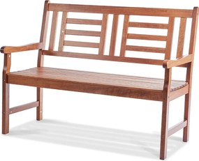 122 cm Drewniana Ławka Ogrodowa SucceBuy, 700 funtów, Siedzisko Zewnętrzne Patio Do Podwórka i Werandy