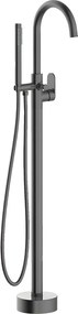 Charme II kolumna mechaniczna do wanny wolnostojącej metaliczna szarość - Essebagno