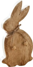 Drewniany wielkanocny zając RABELLO 20 cm, biały
