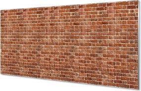 Szklany Panel Loftowa Ściana z Cegły