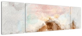 Obraz - Malediwy, drewniane molo (170x50 cm)