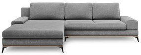 Szary rozkładany narożnik Windsor & Co Sofas Planet, lewostronny