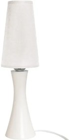 Biała lampka nocna z abażurem dla dziecka - 3X S192 E1-P90