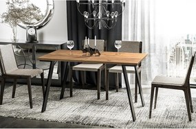 Stół rozkładany LIWIA 130(210)x80 dąb złoty craft