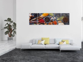 Obraz - Przyprawy (170x50 cm)