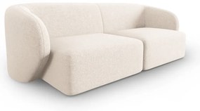 Beżowa sofa z tkaniny szenilowej 188 cm Paolo – Milo Casa