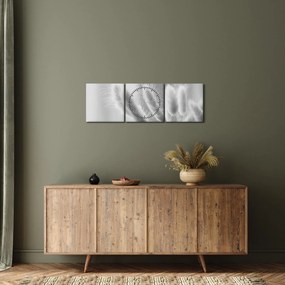 Obraz - Trawa z króliczym ogonkiem (z zegarem) (90x30 cm)
