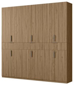 Nowoczesna szafa uchylna 270 x 240 cm – Dąb Carpenter Whisky